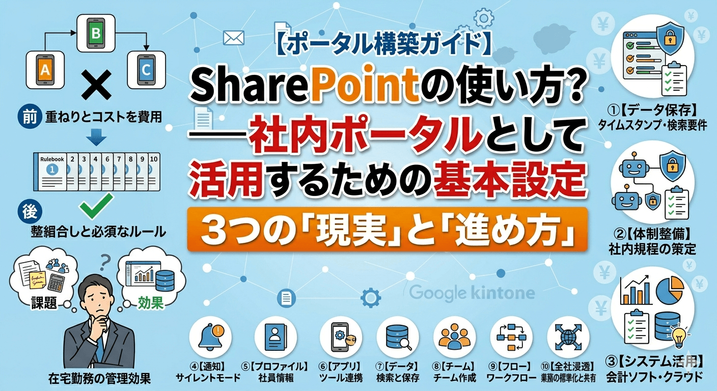 SharePointの使い方——社内ポータルとして活用するための基本設定